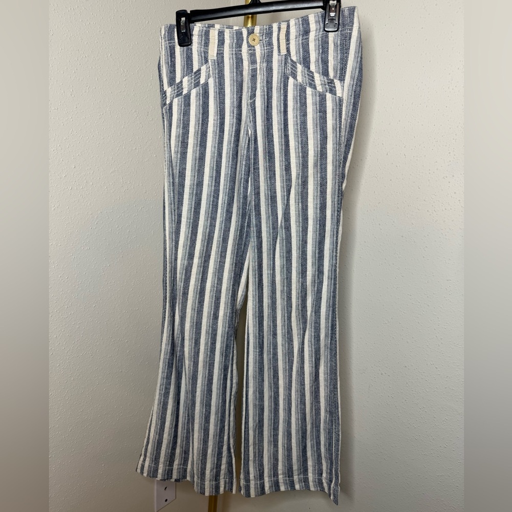Pilcro‎ and the letterpress striped linen pants